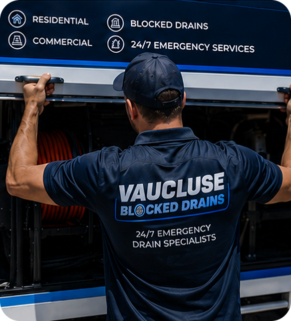 Licensed blocked drain plumber servicing a Vaucluse home